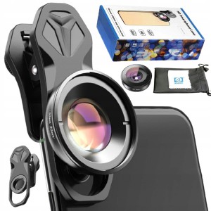 ZESTAW OBIEKTYWÓW DO TELEFONU 100mm MACRO APL-HB-100M