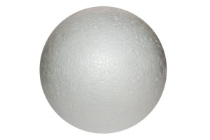 Bombka Kula Styropianowa 25 cm ( 1 szt ) dwie połówki