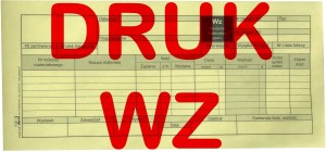 WZ - Wydanie Na Zewnątrz 1/3 A4 - PAPIRUS