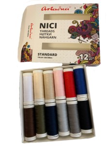 Zestaw nici Ariadna Talia 120 ( 12 szt )