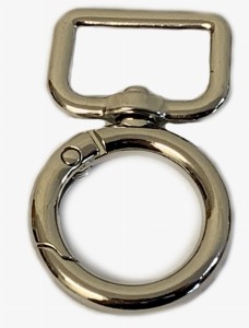 Karabińczyk metalowy C-12 ( Srebrny )