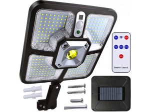 LAMPA SOLARNA 236 LED Z CZUJNIKIEM RUCHU