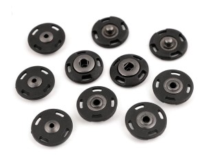 Zatrzaski / zapięcie ozdobne 21 mm ( Czarne )