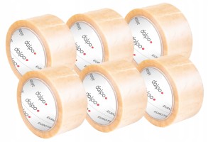 Taśma Pakowa DALPO Transparent Akryl 48/60y - 6 szt.