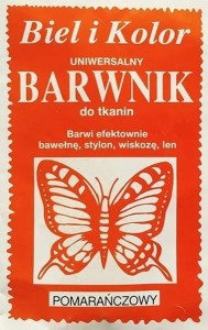 Barwnik do tkanin Motylek (Pomarańczowy)