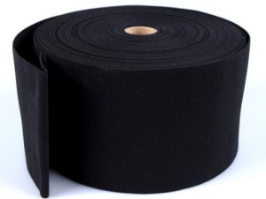 Guma płaska 100 mm (1 mb) Czarna