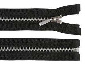 Zamek metalowy 65 cm ( 1 szt ) Srebrny