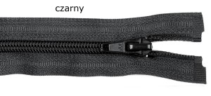 Zamek żyłka rozdzielczy 55 cm CZARNY