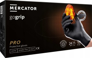 Rękawice Nitrylowe 50 szt. 8-M Gogrip Black