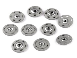 Zatrzaski / guziki plastikowe 25 mm ( Szary )