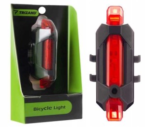 Lampka rowerowa tylna USB