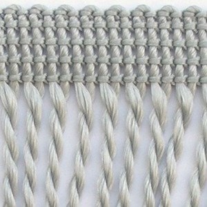 Frędzle skręcane PP 120 ( 1 mb ) SREBRNE 801