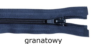 Zamek żyłka rozdzielczy 30 cm Granatowy