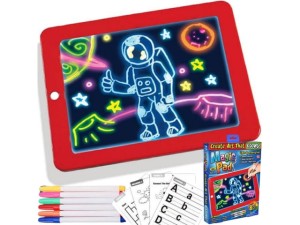 TABLET MAGICZNY TABLICA LED ZNIKOPIS EDUKACYJNY
