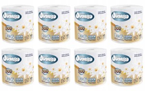 Ręcznik papierowy 1R SŁONIK JUMBO MAXI 300 list 2W - 8 szt.