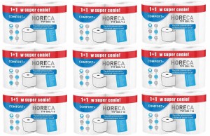 Ręcznik papierowy 2R HORECA COMFORT+ typ 500/16 100m 2W (1+1) - 18 Rolek