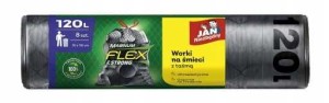 Jan Niezbędny Worki LD Magnum Flex Taśma 120L 8szt. - 1 op.