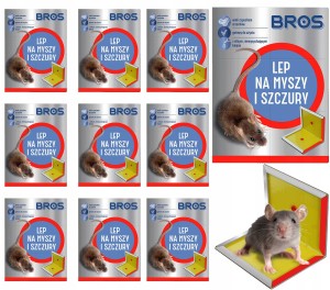 BROS - lep na myszy i szczury - 10 szt.