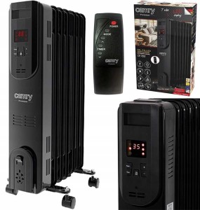 Grzejnik Olejowy Czarny (7 żeberek) 1500W CAMRY CR 7812