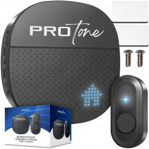 BEZPRZEWODOWY DZWONEK DO DRZWI Z ODBIORNIKIEM 433MHZ X-10-BK