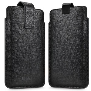 TECH-PROTECT SM65 UNIVERSAL PHONE POUCH 6.0-6.9 INCH BLACK/BLACK