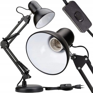 LAMPKA KREŚLARSKA CZARNA AT-808
