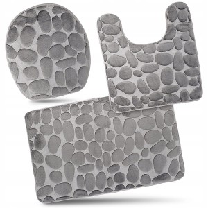 DYWANIKI ŁAZIENKOWE ZESTAW 3SZT. BAT-MAT-SET