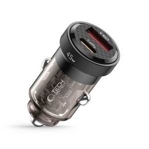 TECH-PROTECT CC45W 2-PORT CAR CHARGER PD 45W / QC3.0 BLACK