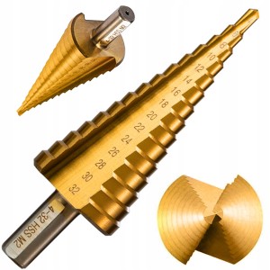 WIERTŁA TYTANOWE ZŁOTE 4-32mm TIT-DRILL-32mm