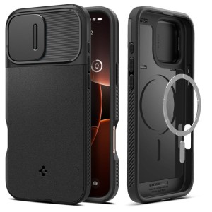 SPIGEN OPTIK ARMOR MAG MAGSAFE IPHONE 16 PRO MAX BLACK