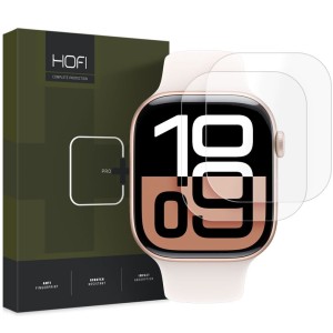 FOLIA HYDROŻELOWA HOFI HYDROFLEX PRO+ 2-PACK APPLE WATCH 10 / 11 (42 MM) CLEAR