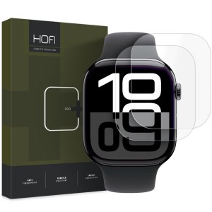 FOLIA HYDROŻELOWA HOFI HYDROFLEX PRO+ 2-PACK APPLE WATCH 10 / 11 (46 MM) CLEAR