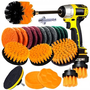 ZESTAW SZCZOTKI CZYSZCZĄCE NA WIERTARKĘ DB23-PRO