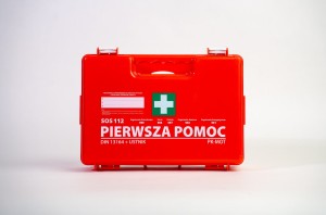 Przenośna Apteczka Zakładowa Z Wieszakiem Montowanym Na Ścianę K13+a