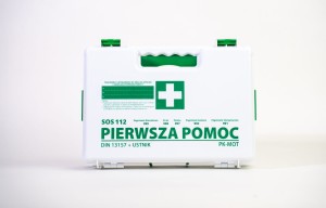 Przenośna Apteczka Zakładowa Z Wieszakiem Montowanym Na Ścianę K13.2+a