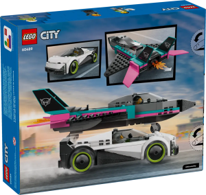 60489 - LEGO City - Odrzutowiec kontra samochód