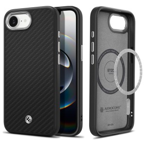 SPIGEN ENZO ARAMID MAG MAGSAFE IPHONE 16E MATTE BLACK