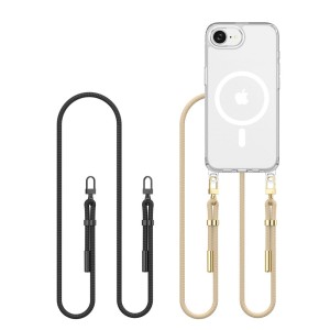 TECH-PROTECT FLEXAIR CHAIN MAGSAFE IPHONE 16E / 17E BLACK & TAUPE