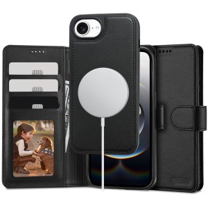 TECH-PROTECT WALLET MAGSAFE IPHONE 16E / 17E MATTE BLACK