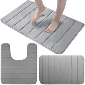 DYWANIKI ŁAZIENKOWE ZESTAW 3SZT. BAT-MAT-SET02