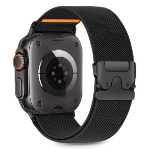 TECH-PROTECT NYLON CLASP APPLE WATCH 8 / 9 / 10 / 11 / SE / ULTRA (44 / 45 / 46 / 49 MM) BLACK