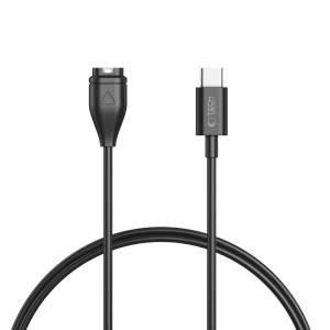 TECH-PROTECT MC04 ULTRABOOST CHARGING TYPE-C CABLE 100CM GARMIN WATCH BLACK