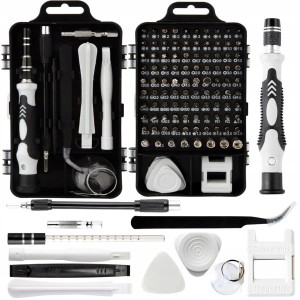 ZESTAW NARZĘDZI PRECYZYJNYCH Z BITAMI BSA-115 czarny