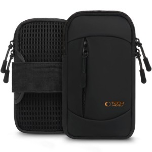 TECH-PROTECT M6 UNIVERSAL SPORT ARMBAND BLACK/ORANGE