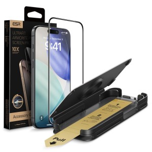 SZKŁO HARTOWANE ESR ULTRAFIT ARMORITE PRO TEMPERED GLASS IPHONE 16 PRO / 17 BLACK