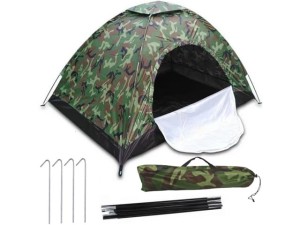 Namiot turystyczny 4 osobowy moro 2x2m moskitiera