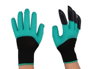 Rękawice rękawiczki ogrodowe pazury grab z pazurem