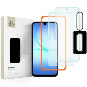 SZKŁO HARTOWANE TECH-PROTECT SUPREME EASY SET+ 3-PACK GALAXY A17 4G / 5G CLEAR