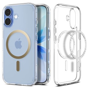 SPIGEN ULTRA HYBRID MAG MAGSAFE IPHONE 17 CLEAR/GOLD