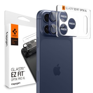 OSŁONA APARATU SPIGEN OPTIK PRO XL GLAS.TR ”EZ FIT” CAMERA PROTECTOR IPHONE 17 PRO BLUE